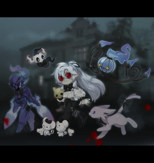 Lineart Chibi Fullbody